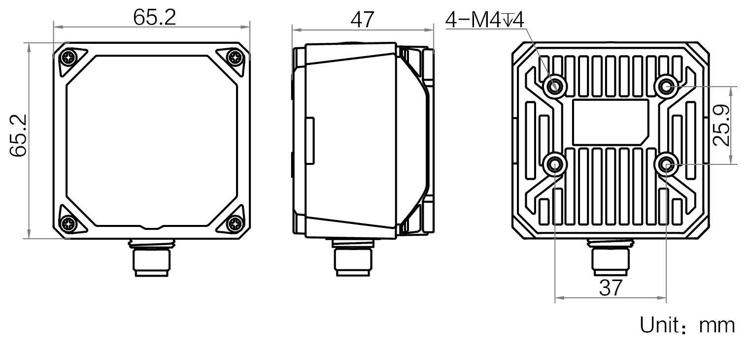 15mm鏡頭130W分辨率工業智能讀碼器(V2.0).png 15mm鏡頭130W分辨率工業智能讀碼器(V2.0).png